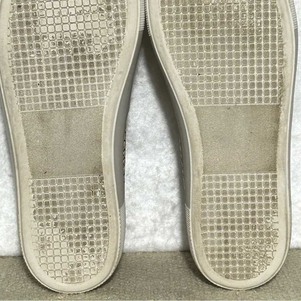 Steve Madden Womens Gills Snake Print Platform Slip On Sneakers Shoes SZ 7.5M